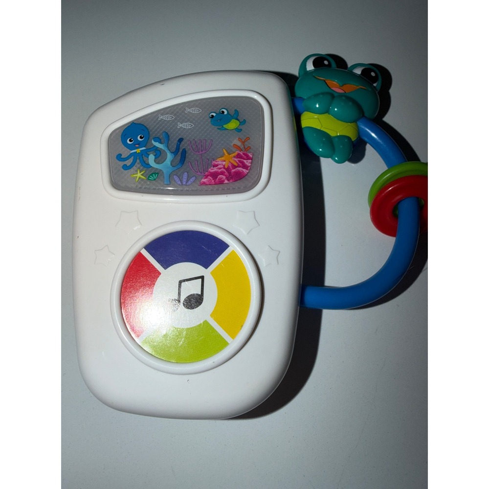 Baby Einstein Neptune Ocean Discovery Musical Toy White Blue Frog Rings P1153